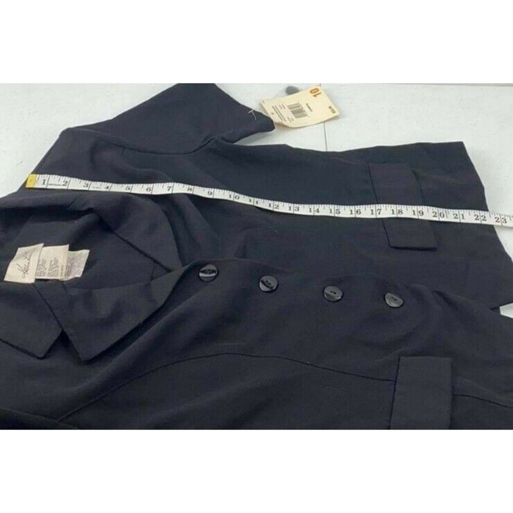Kathy Lee Black Carnival Button Up Blouse Size 10 With TAG - Picture 7 of 8
